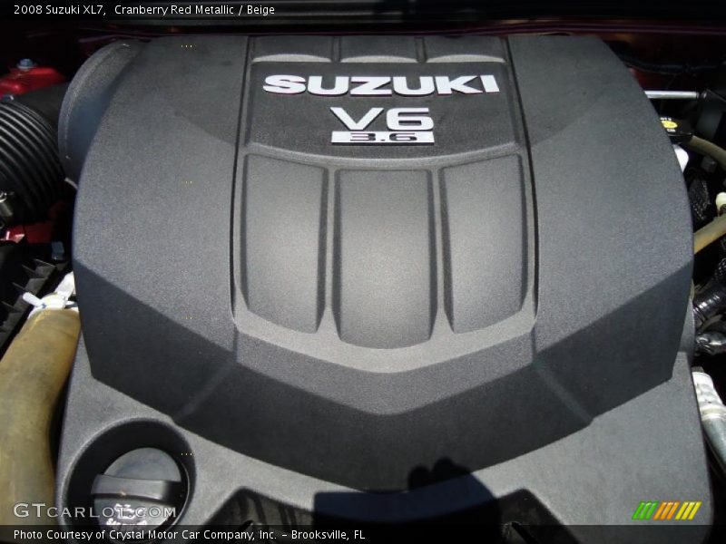 Cranberry Red Metallic / Beige 2008 Suzuki XL7