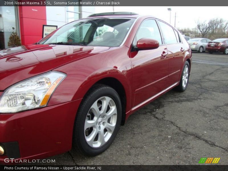 Sonoma Sunset Metallic / Charcoal Black 2008 Nissan Maxima 3.5 SL