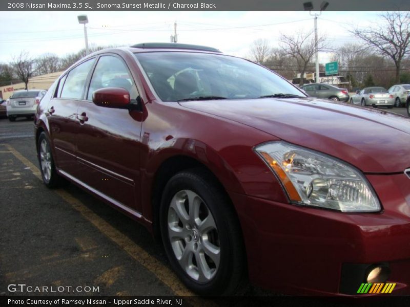 Sonoma Sunset Metallic / Charcoal Black 2008 Nissan Maxima 3.5 SL