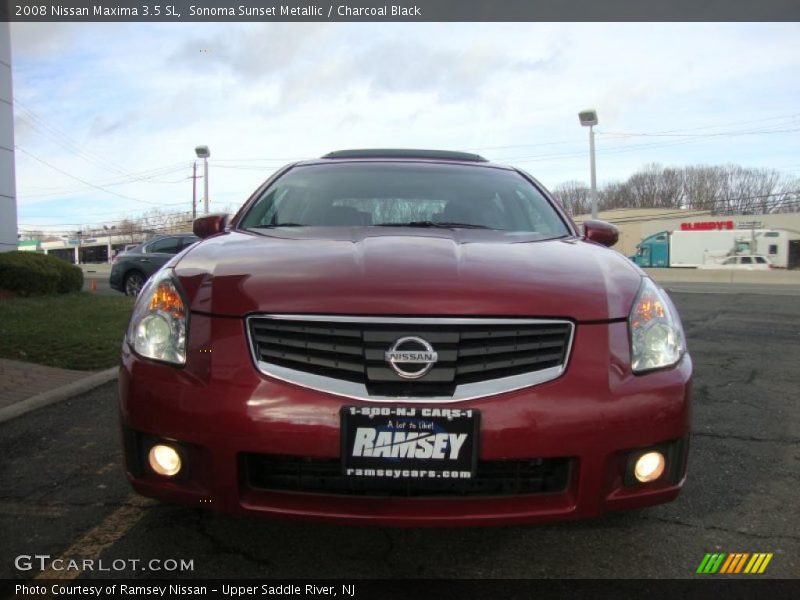Sonoma Sunset Metallic / Charcoal Black 2008 Nissan Maxima 3.5 SL