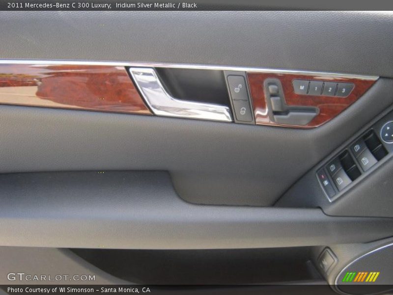 Iridium Silver Metallic / Black 2011 Mercedes-Benz C 300 Luxury