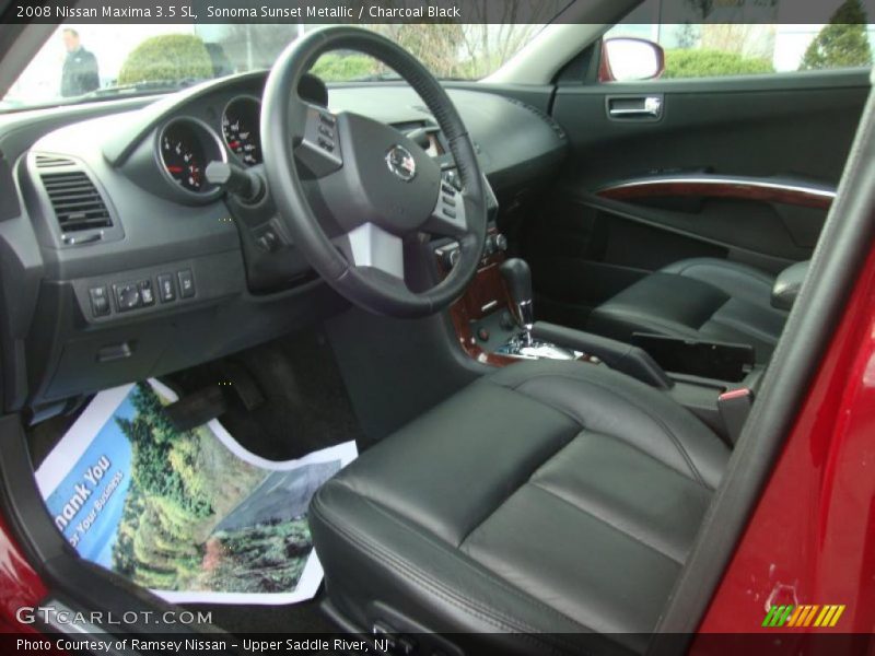 Sonoma Sunset Metallic / Charcoal Black 2008 Nissan Maxima 3.5 SL