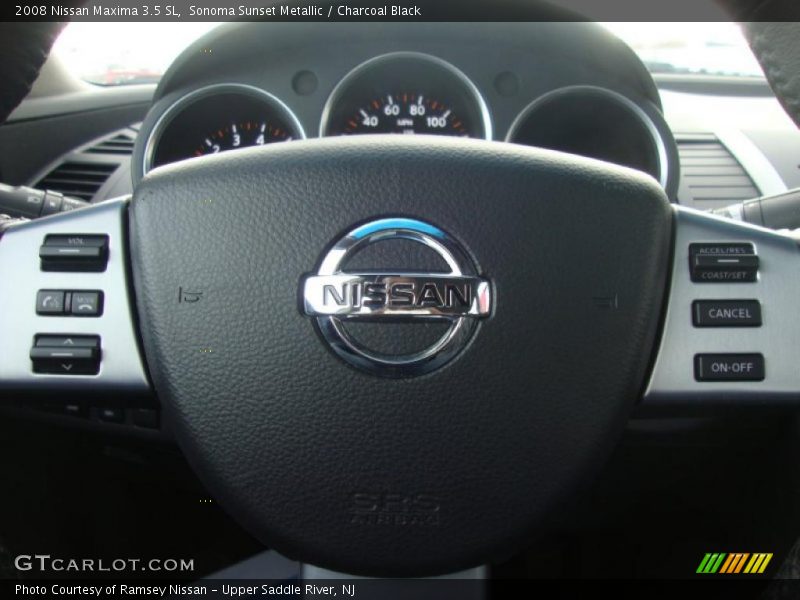 Sonoma Sunset Metallic / Charcoal Black 2008 Nissan Maxima 3.5 SL