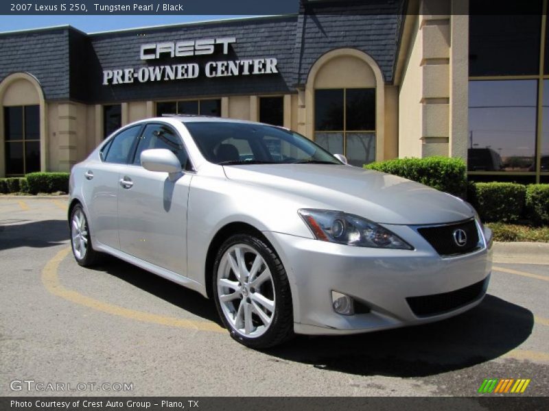 Tungsten Pearl / Black 2007 Lexus IS 250