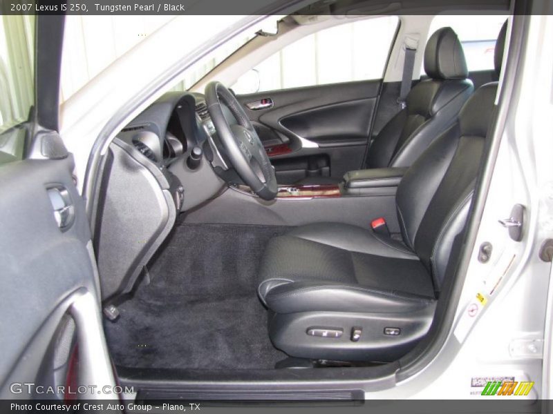 Tungsten Pearl / Black 2007 Lexus IS 250