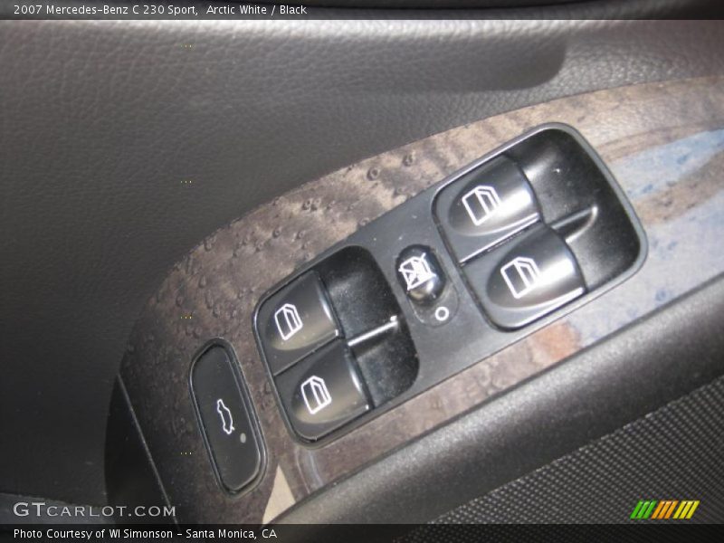 Arctic White / Black 2007 Mercedes-Benz C 230 Sport