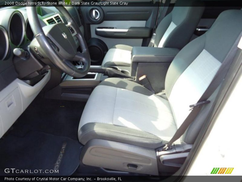 Stone White / Dark Slate Gray/Light Slate Gray 2008 Dodge Nitro SLT