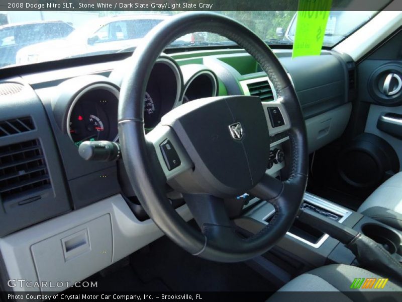 Stone White / Dark Slate Gray/Light Slate Gray 2008 Dodge Nitro SLT