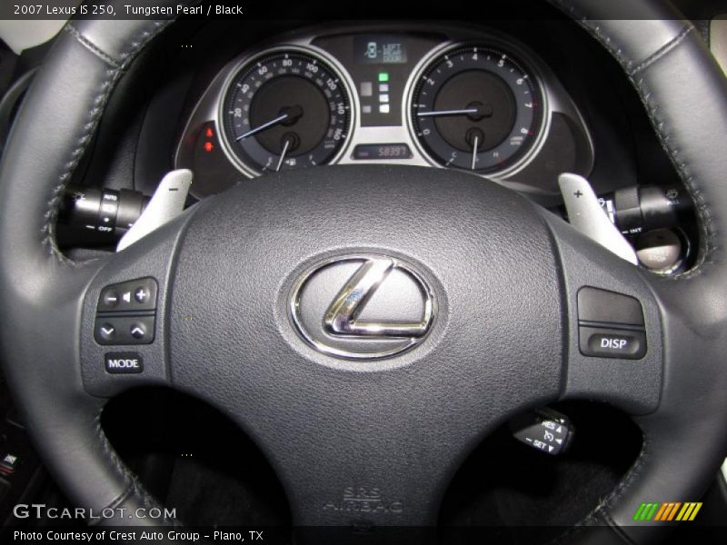 Tungsten Pearl / Black 2007 Lexus IS 250