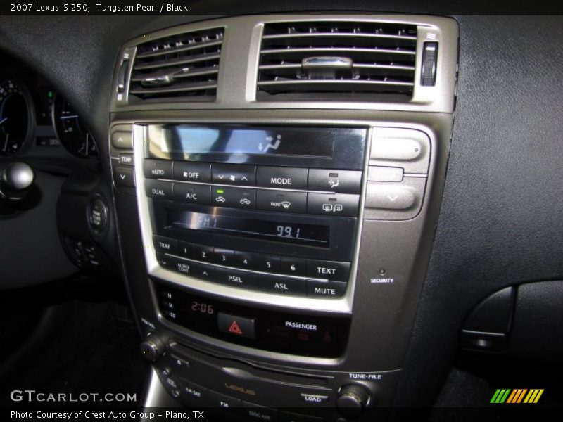 Tungsten Pearl / Black 2007 Lexus IS 250