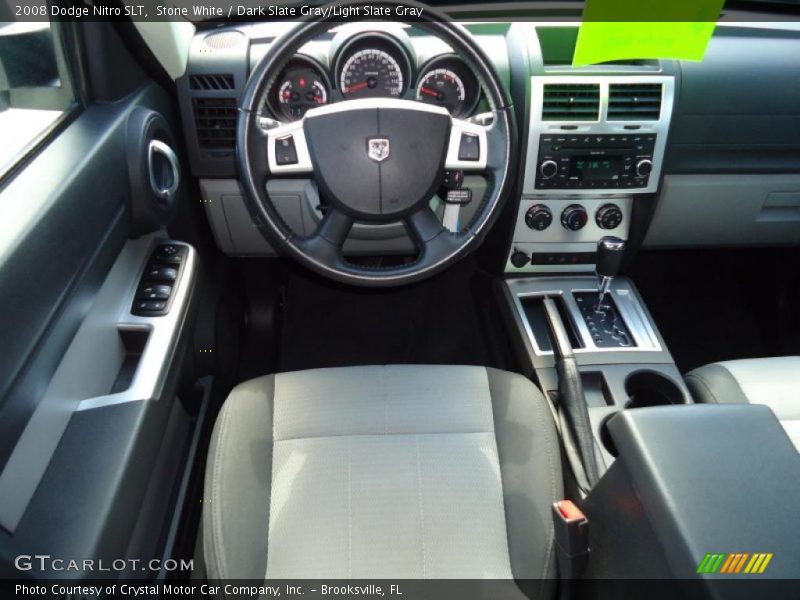 Stone White / Dark Slate Gray/Light Slate Gray 2008 Dodge Nitro SLT