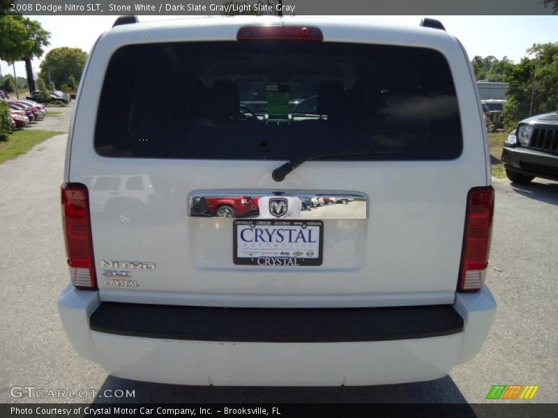 Stone White / Dark Slate Gray/Light Slate Gray 2008 Dodge Nitro SLT