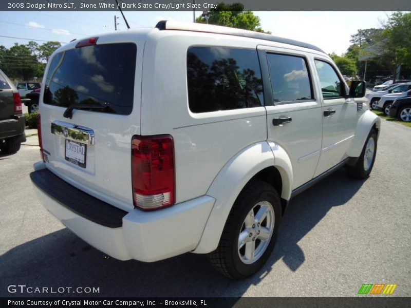 Stone White / Dark Slate Gray/Light Slate Gray 2008 Dodge Nitro SLT