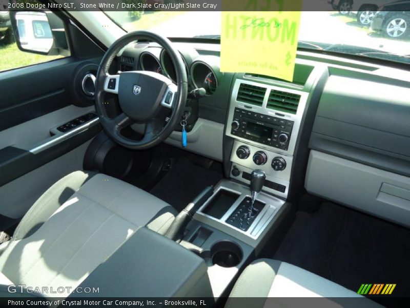 Stone White / Dark Slate Gray/Light Slate Gray 2008 Dodge Nitro SLT