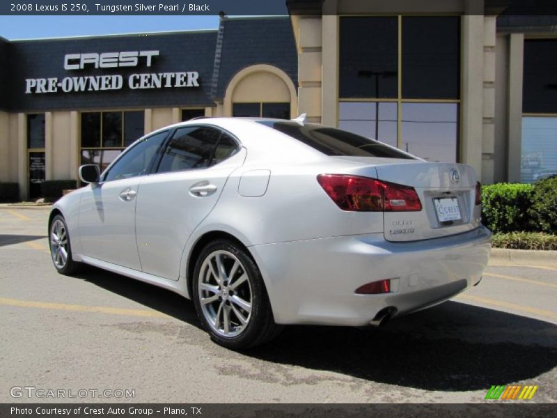 Tungsten Silver Pearl / Black 2008 Lexus IS 250