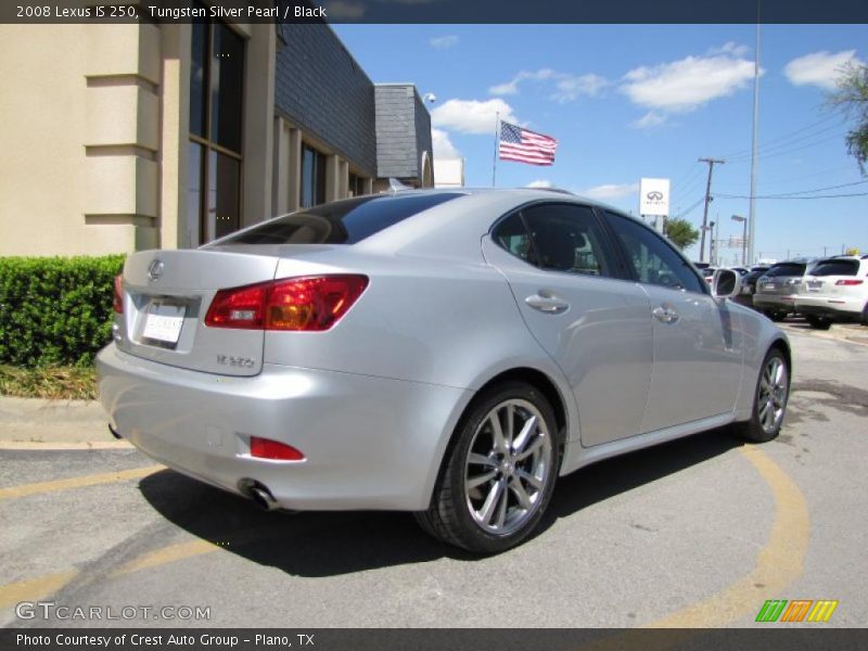Tungsten Silver Pearl / Black 2008 Lexus IS 250