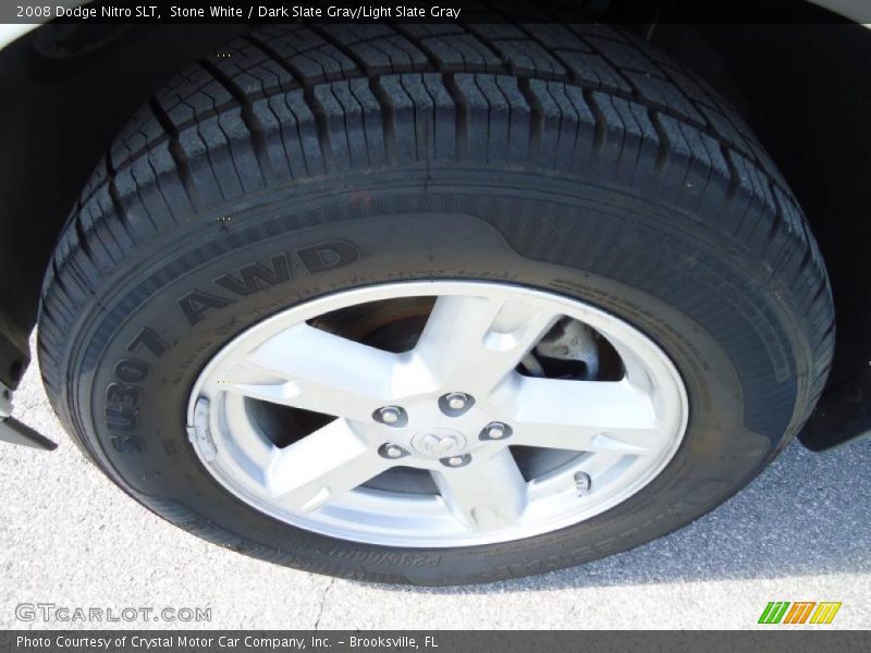 Stone White / Dark Slate Gray/Light Slate Gray 2008 Dodge Nitro SLT