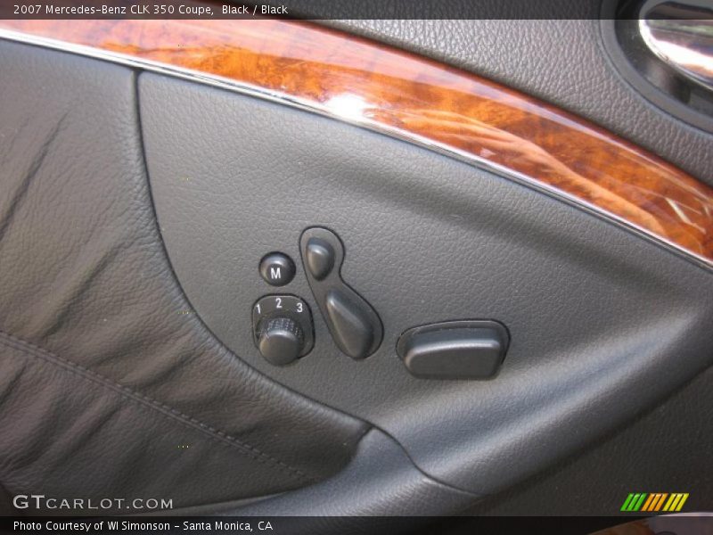 Black / Black 2007 Mercedes-Benz CLK 350 Coupe
