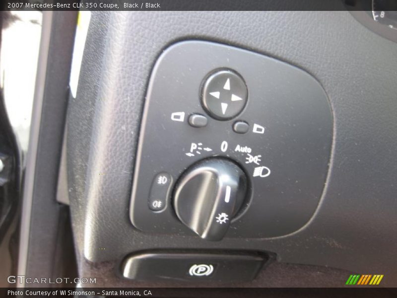 Black / Black 2007 Mercedes-Benz CLK 350 Coupe