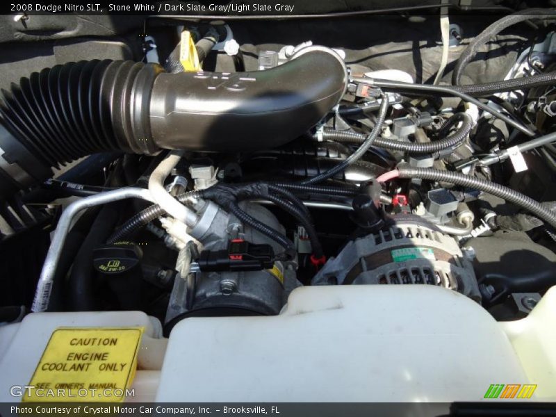 Stone White / Dark Slate Gray/Light Slate Gray 2008 Dodge Nitro SLT