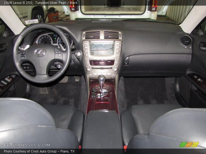 Tungsten Silver Pearl / Black 2008 Lexus IS 250