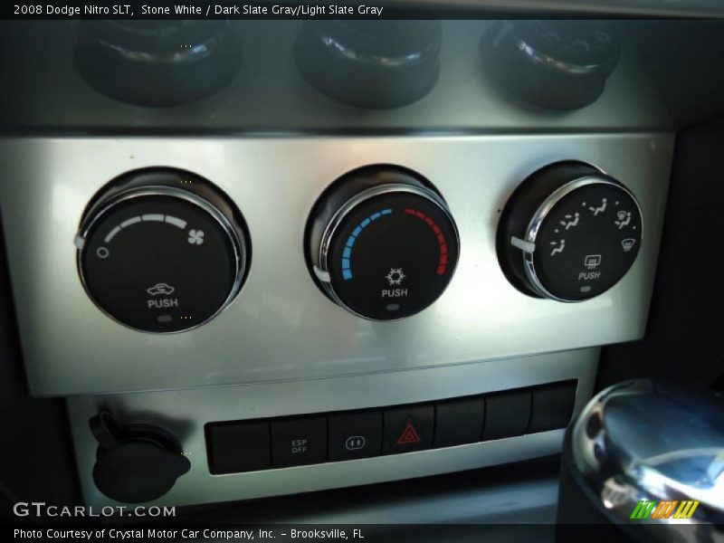 Stone White / Dark Slate Gray/Light Slate Gray 2008 Dodge Nitro SLT