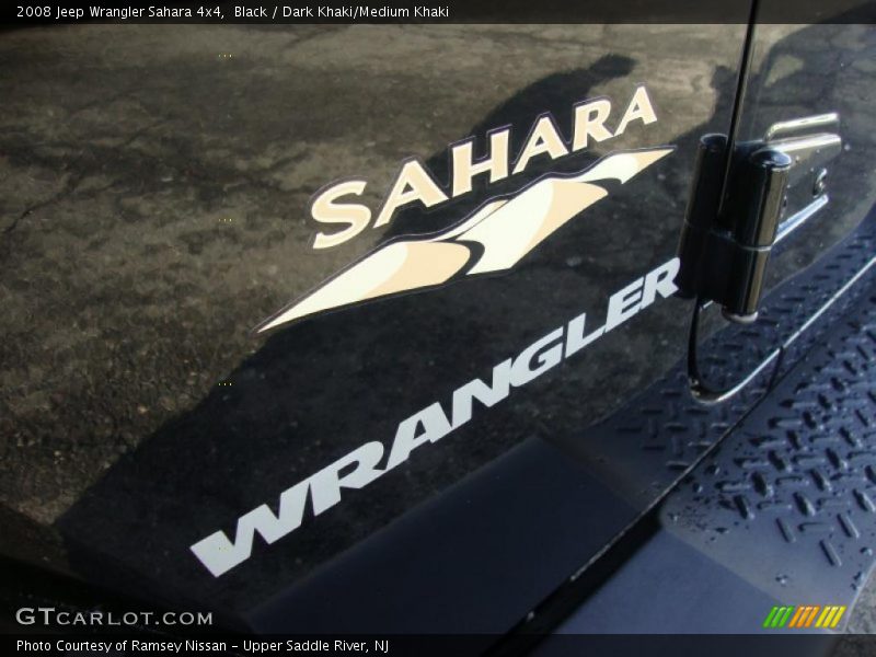 Black / Dark Khaki/Medium Khaki 2008 Jeep Wrangler Sahara 4x4