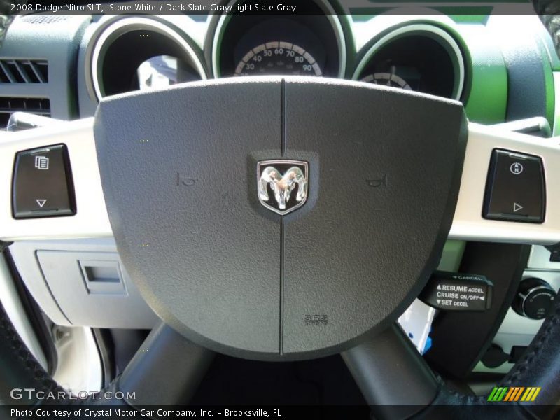 Stone White / Dark Slate Gray/Light Slate Gray 2008 Dodge Nitro SLT