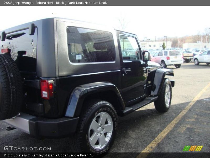 Black / Dark Khaki/Medium Khaki 2008 Jeep Wrangler Sahara 4x4