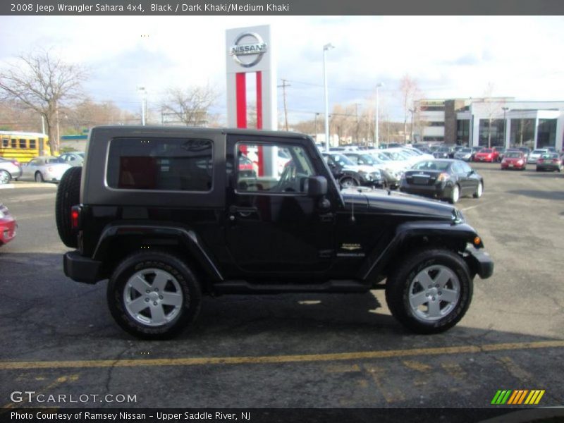 Black / Dark Khaki/Medium Khaki 2008 Jeep Wrangler Sahara 4x4