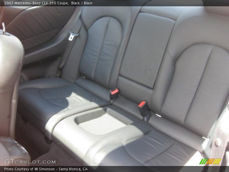 Black / Black 2007 Mercedes-Benz CLK 350 Coupe