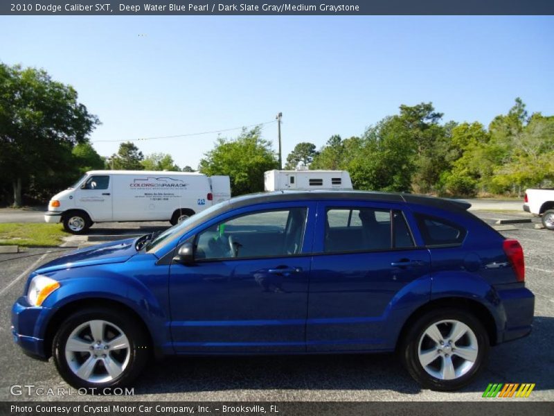 Deep Water Blue Pearl / Dark Slate Gray/Medium Graystone 2010 Dodge Caliber SXT