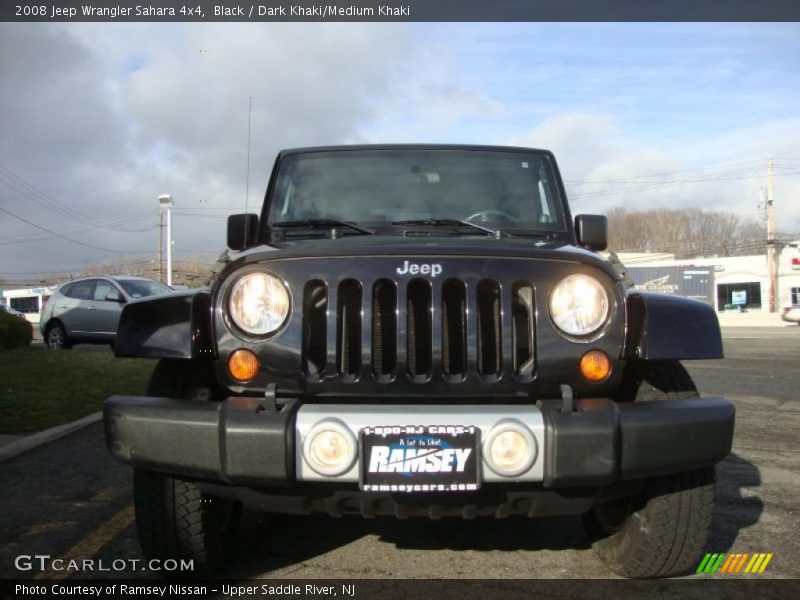 Black / Dark Khaki/Medium Khaki 2008 Jeep Wrangler Sahara 4x4