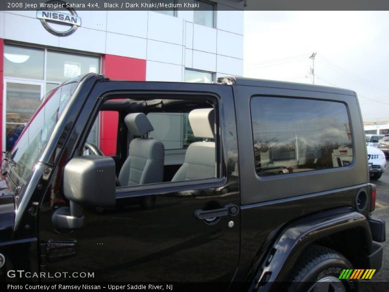 Black / Dark Khaki/Medium Khaki 2008 Jeep Wrangler Sahara 4x4