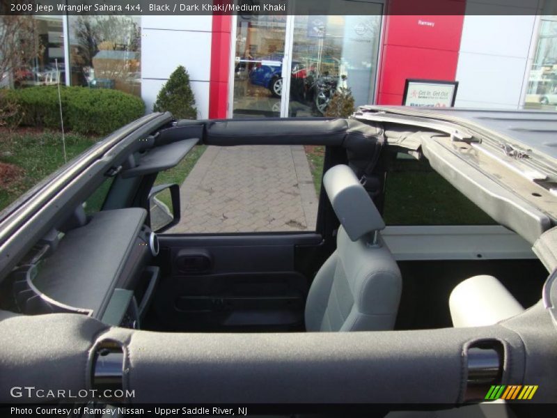 Black / Dark Khaki/Medium Khaki 2008 Jeep Wrangler Sahara 4x4