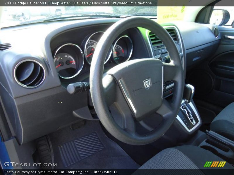 Deep Water Blue Pearl / Dark Slate Gray/Medium Graystone 2010 Dodge Caliber SXT