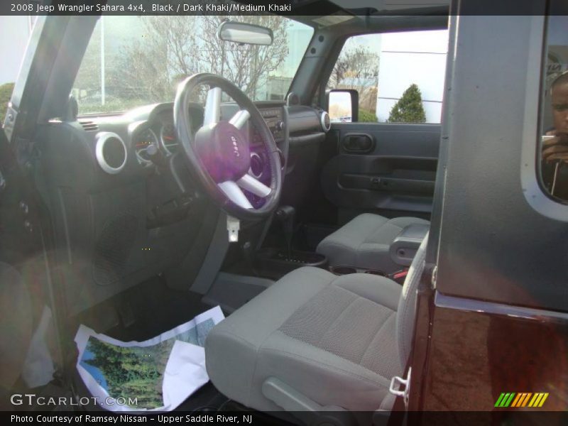 Black / Dark Khaki/Medium Khaki 2008 Jeep Wrangler Sahara 4x4