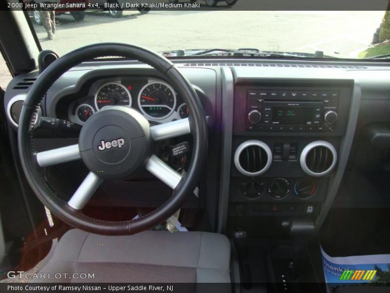Black / Dark Khaki/Medium Khaki 2008 Jeep Wrangler Sahara 4x4