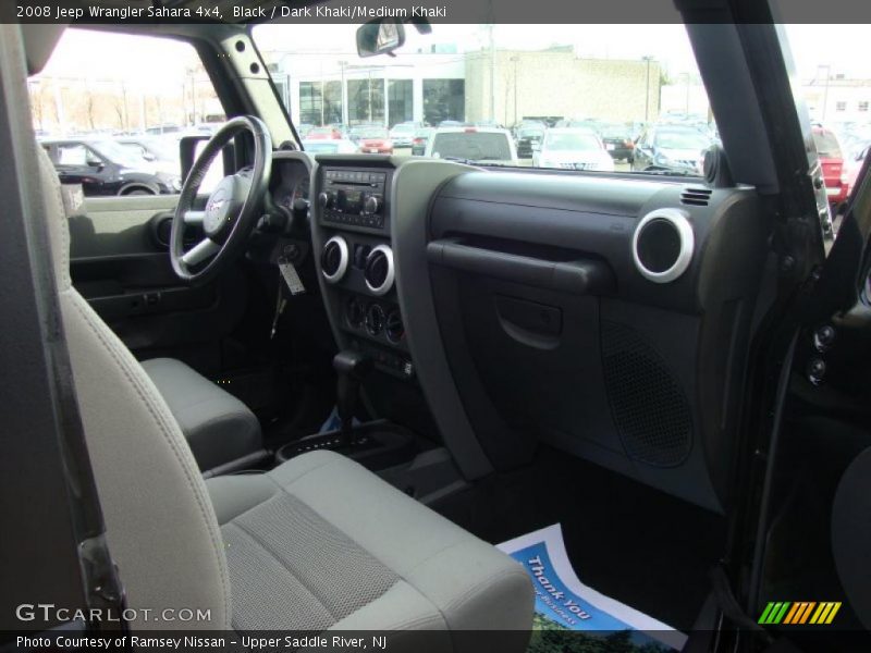Black / Dark Khaki/Medium Khaki 2008 Jeep Wrangler Sahara 4x4