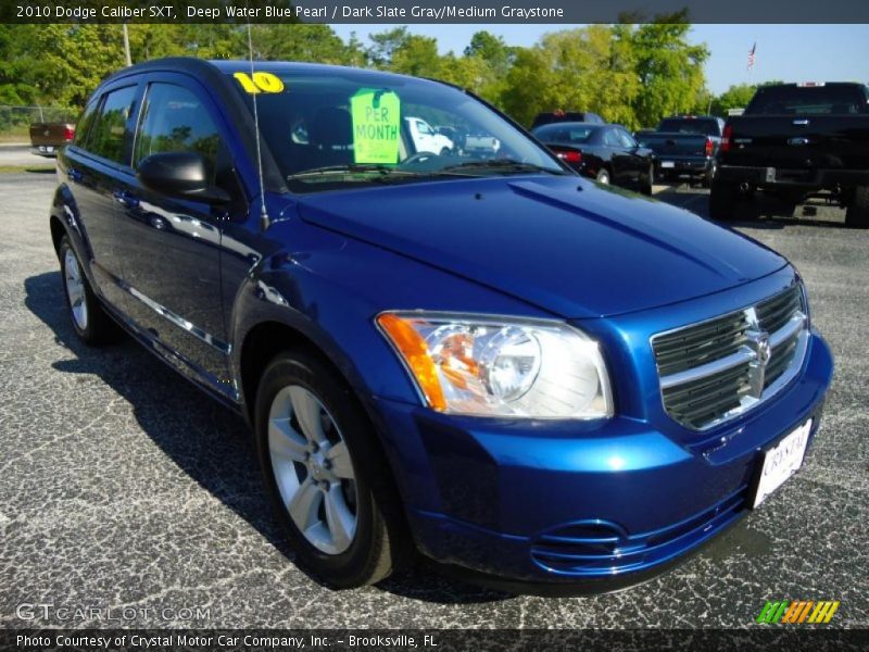 Deep Water Blue Pearl / Dark Slate Gray/Medium Graystone 2010 Dodge Caliber SXT