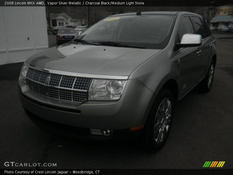 Vapor Silver Metallic / Charcoal Black/Medium Light Stone 2008 Lincoln MKX AWD