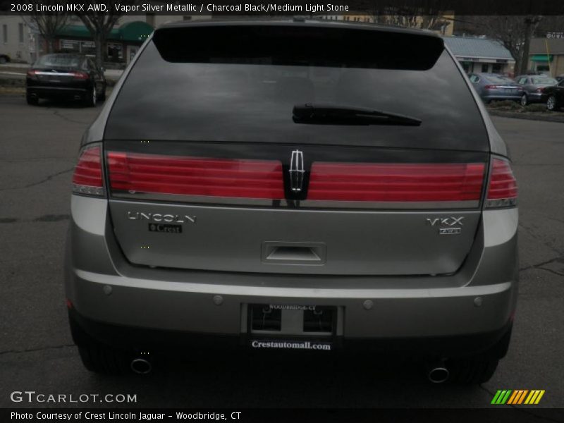 Vapor Silver Metallic / Charcoal Black/Medium Light Stone 2008 Lincoln MKX AWD