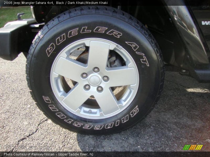 Black / Dark Khaki/Medium Khaki 2008 Jeep Wrangler Sahara 4x4