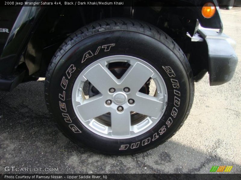Black / Dark Khaki/Medium Khaki 2008 Jeep Wrangler Sahara 4x4