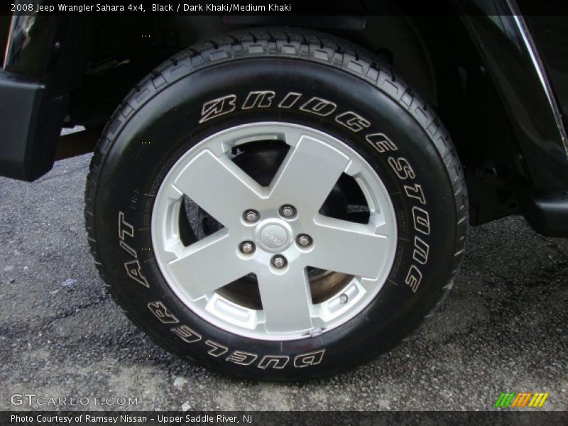 Black / Dark Khaki/Medium Khaki 2008 Jeep Wrangler Sahara 4x4