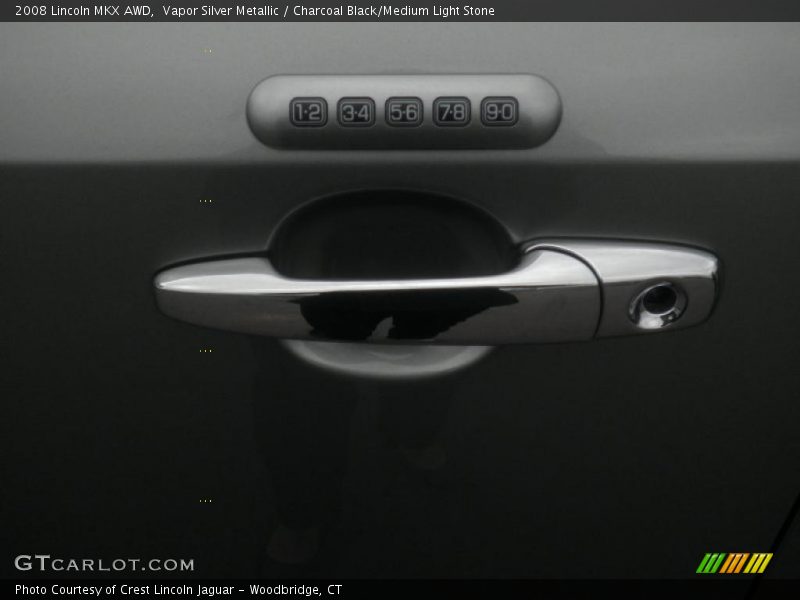 Vapor Silver Metallic / Charcoal Black/Medium Light Stone 2008 Lincoln MKX AWD
