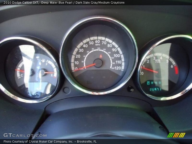 Deep Water Blue Pearl / Dark Slate Gray/Medium Graystone 2010 Dodge Caliber SXT