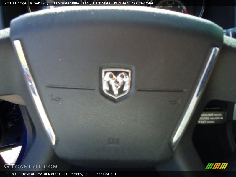 Deep Water Blue Pearl / Dark Slate Gray/Medium Graystone 2010 Dodge Caliber SXT