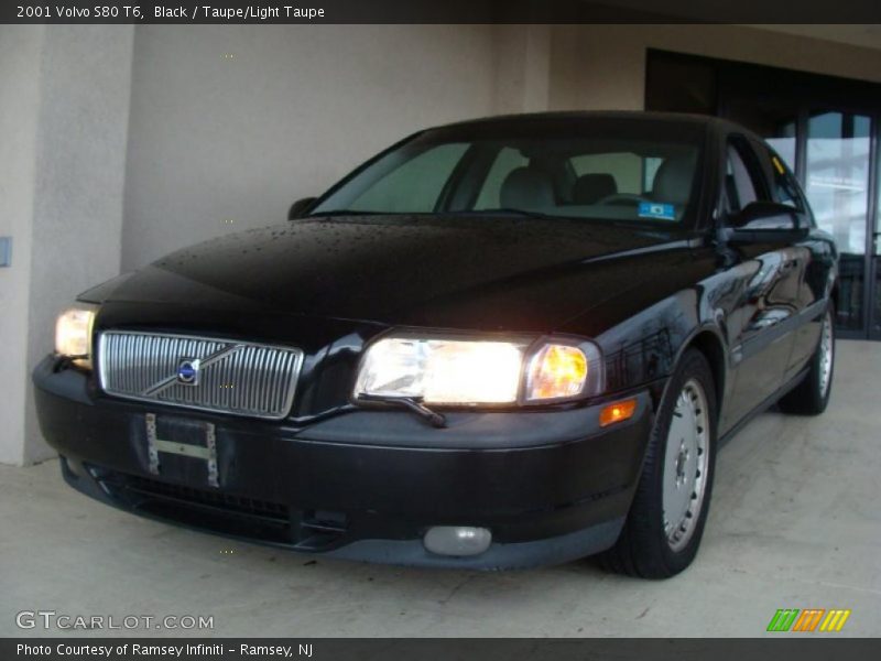 Black / Taupe/Light Taupe 2001 Volvo S80 T6