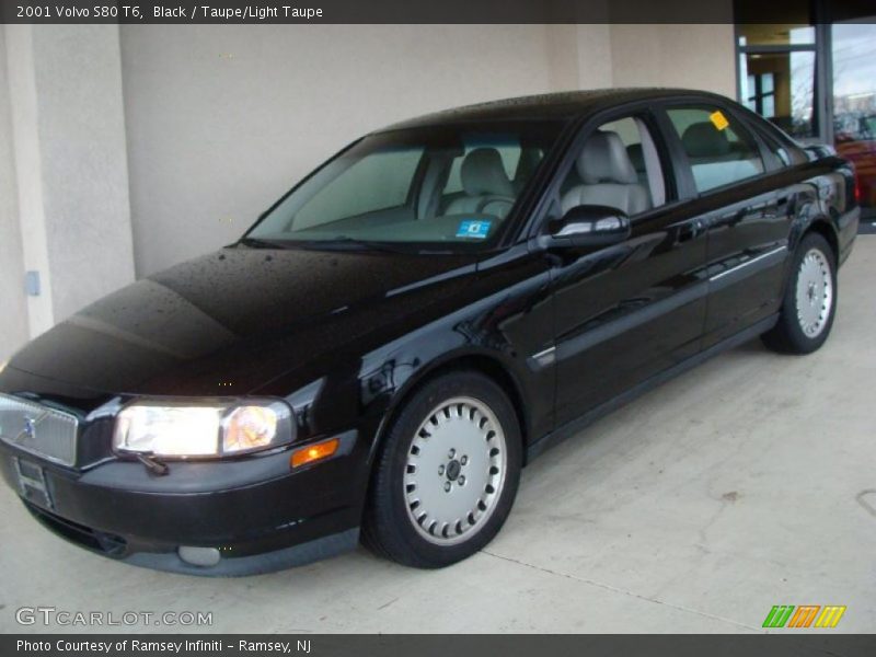 Black / Taupe/Light Taupe 2001 Volvo S80 T6